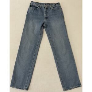 VTG Polo Ralph Lauren Saturday Jeans W10 L33 Straight Leg Rigid Y2K Denim